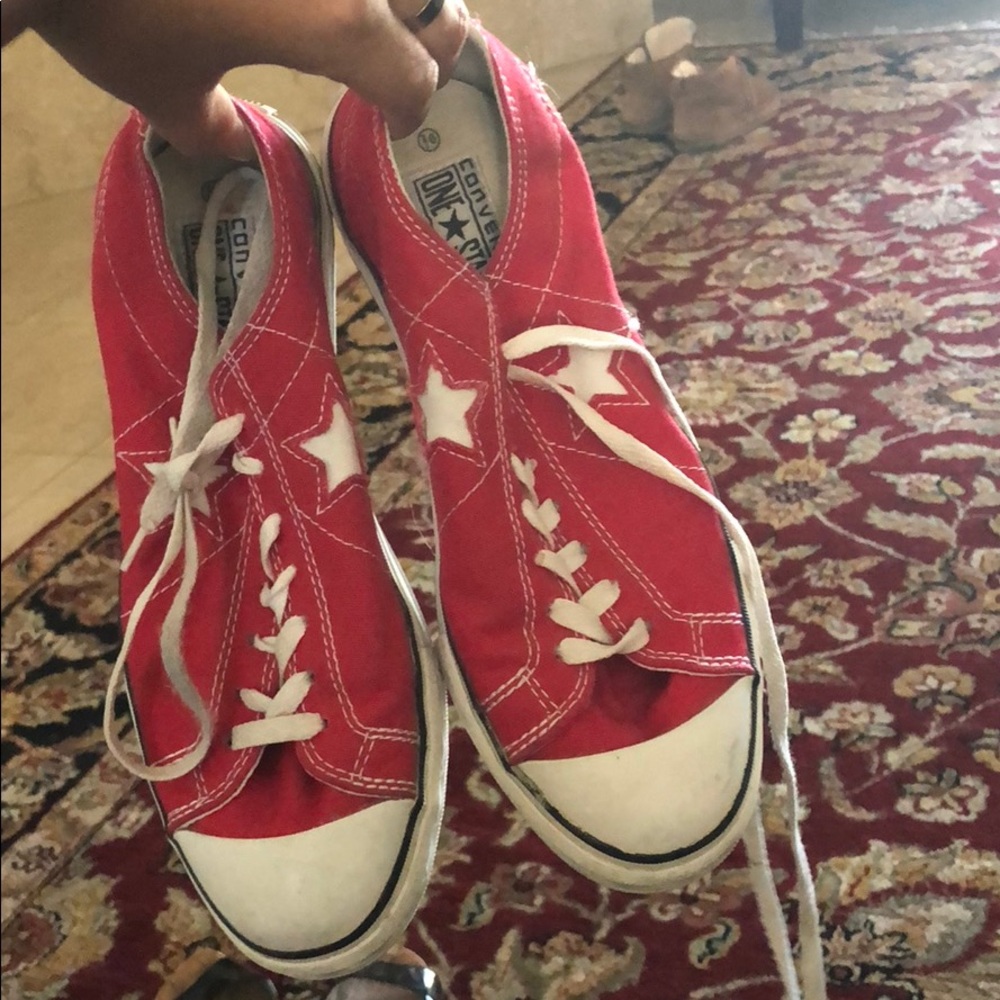 Red converse